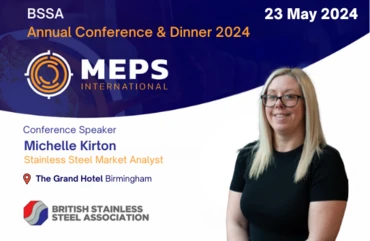 MEPS International stainless steel market analyst Michelle Kirton at the BSSA annual conference 2024
