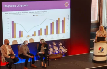 MEPS's UK stainless steel market debate panellists at the BSSA annual conference