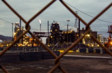 US Steel's Mon Valley Works in Pittsburgh, Pennsylvania
