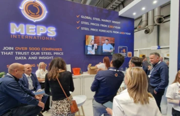 The MEPS International stand at last year's UK Metals Expo
