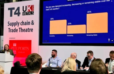 MEPS International's carbon steel market debate panel at the UK Metals Expo 2025